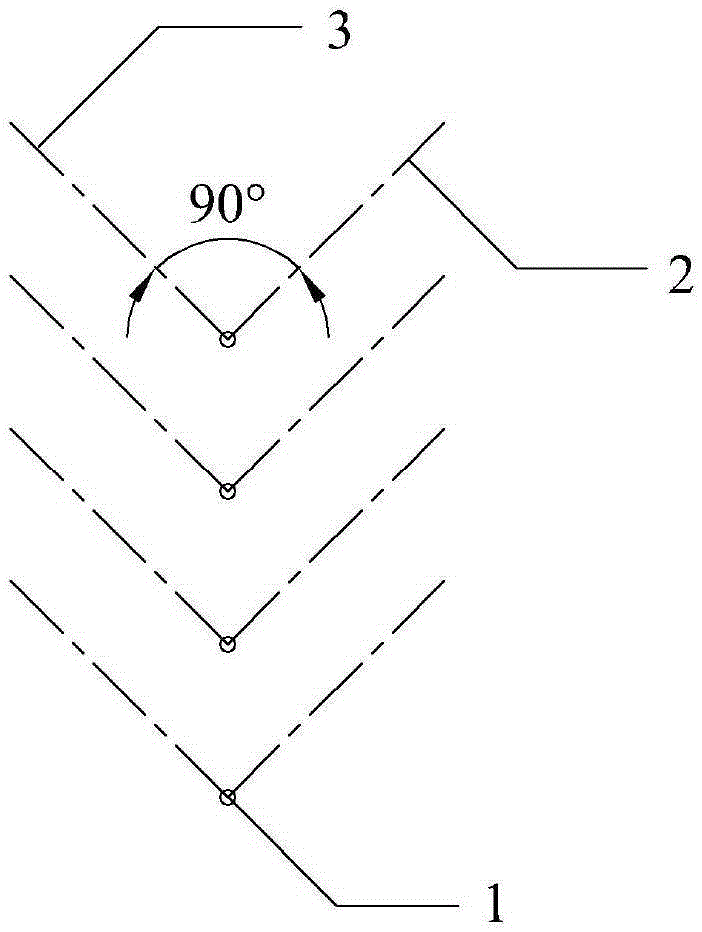 Columnar jointed rock mass slope anchor cable supporting method