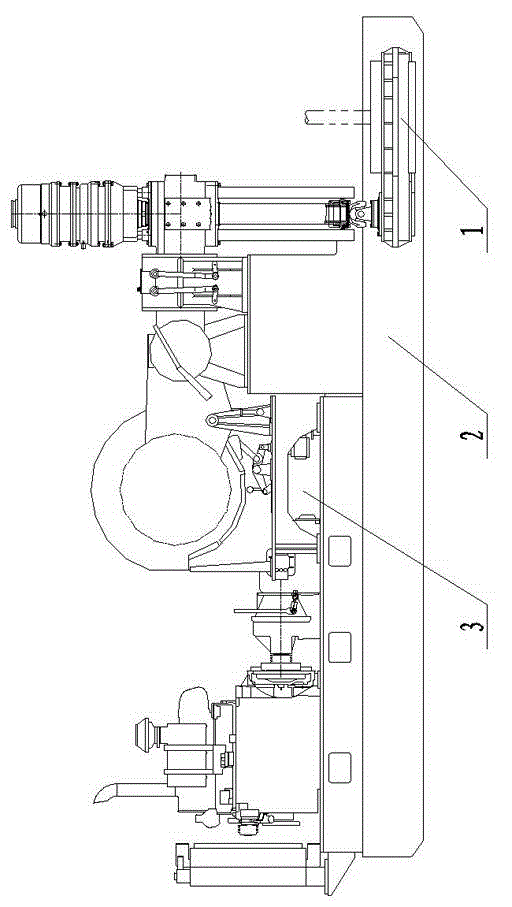 Multifunctional vertical shaft core drilling rig