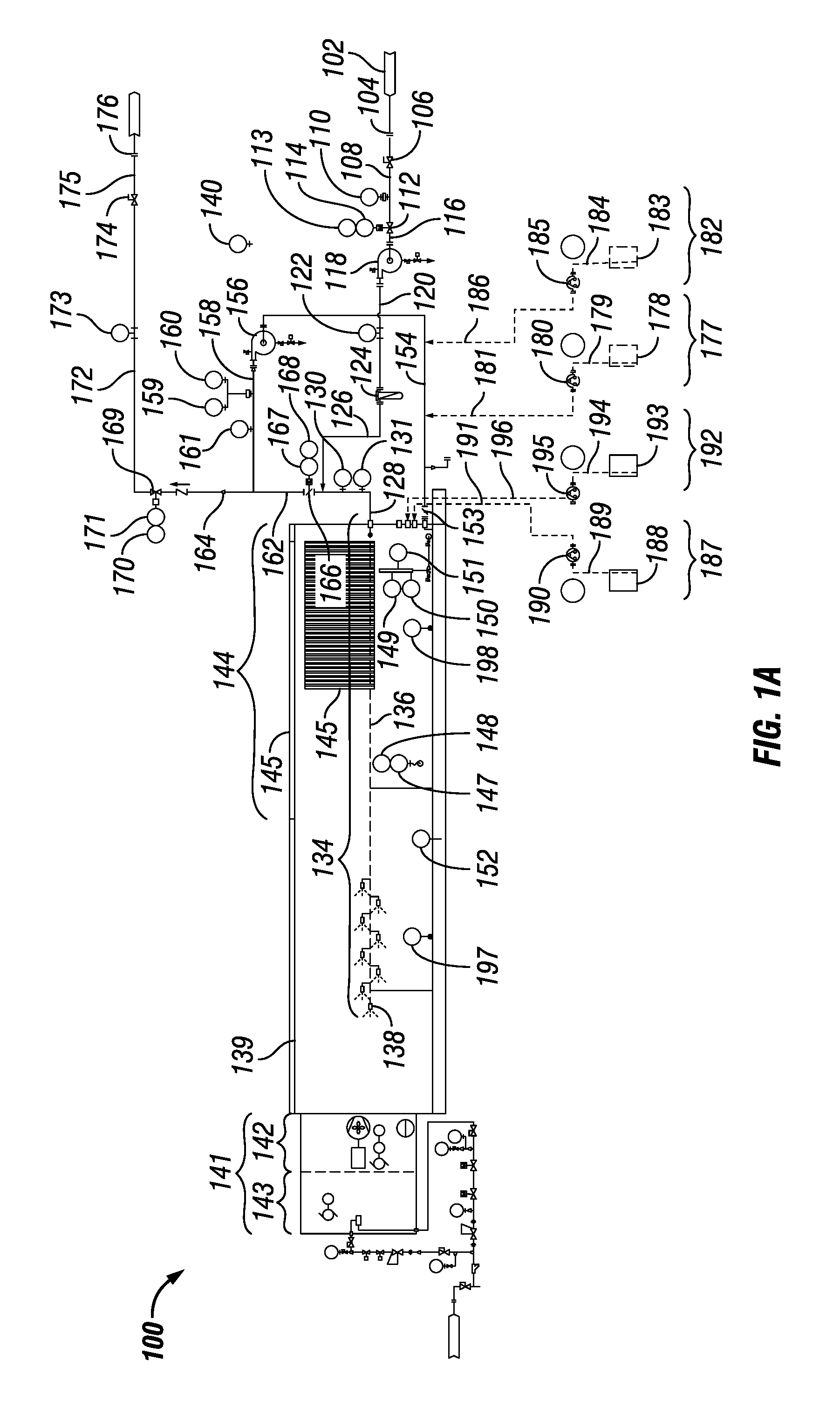 Containerized system and method for spray evaporation of water