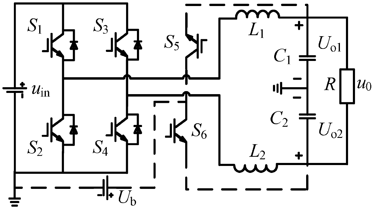 Double-Buck inverter improvement modulation method based on auxiliary power supply