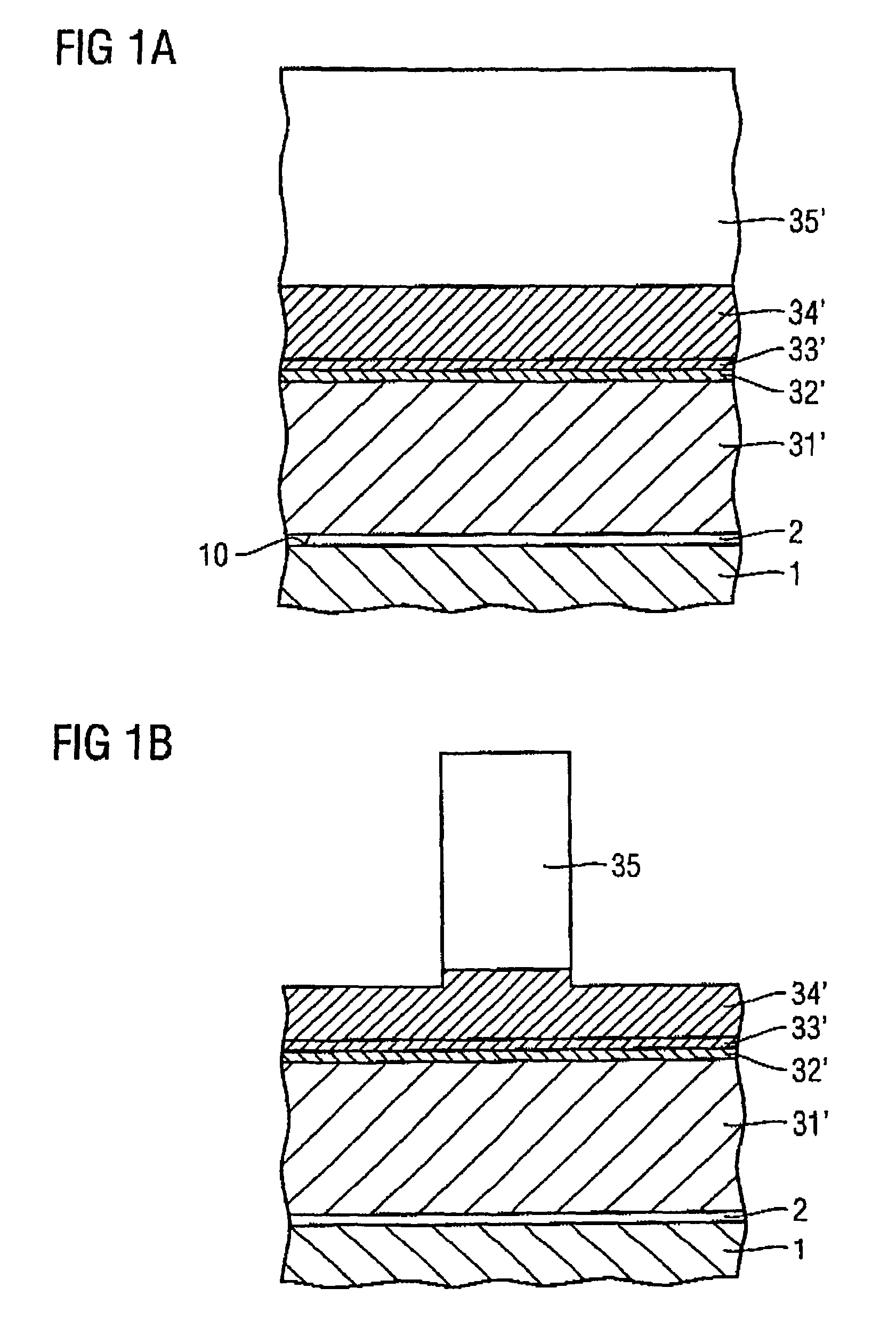 Multi-layer gate stack structure comprising a metal layer for a FET device, and method for fabricating the same
