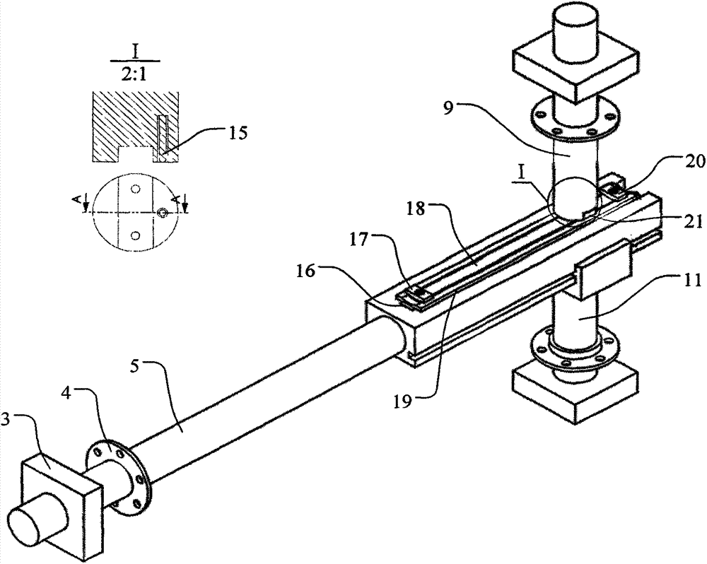 Measuring device for pipe/mold friction coefficient for pipe bending