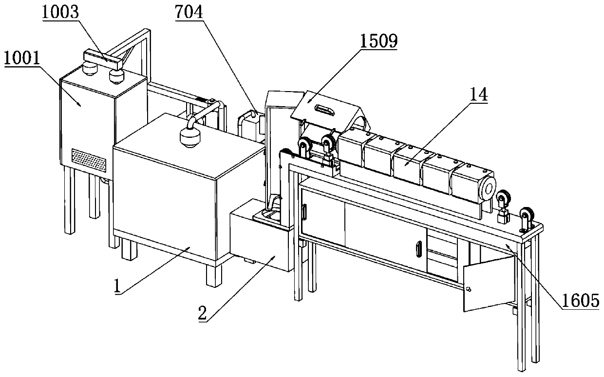 Fast environmentally-friendly thermal treatment device for metal processing