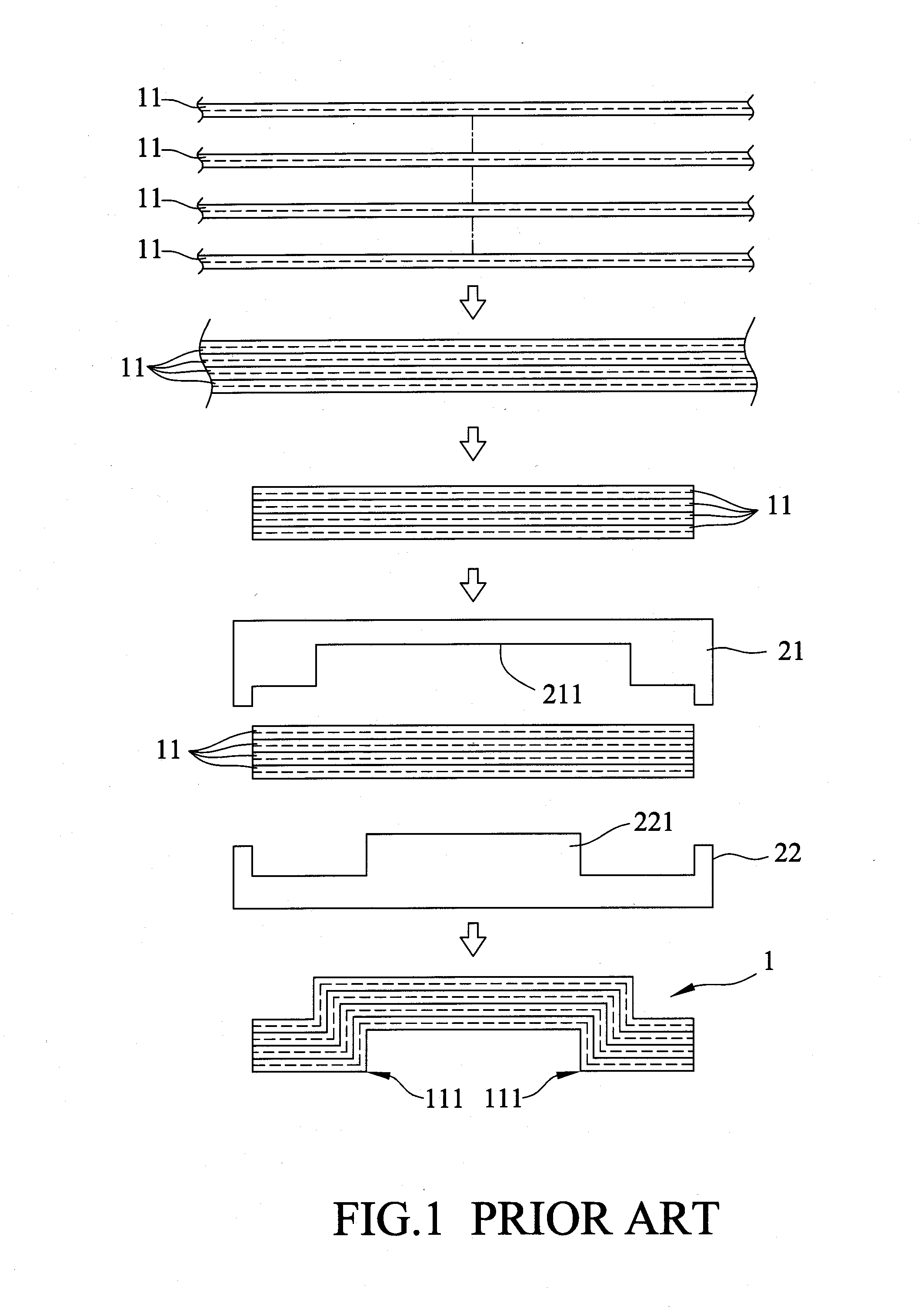 Method for making a molded composite article
