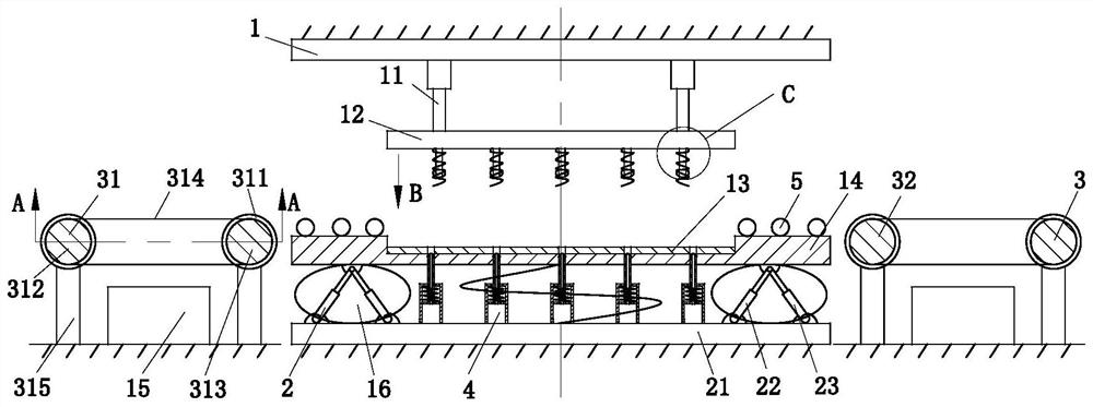 A kind of automatic stamping equipment for automobile sheet and its control circuit