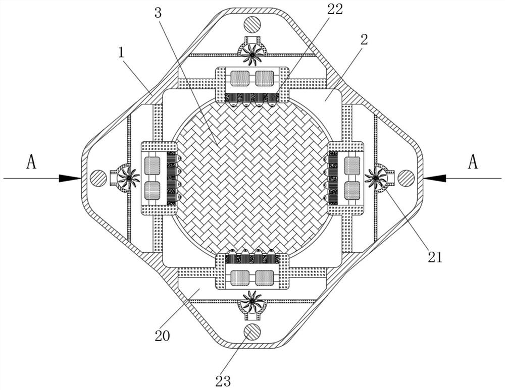 Culture dish moisturizing device capable of keeping humidity and circularly discharging liquid