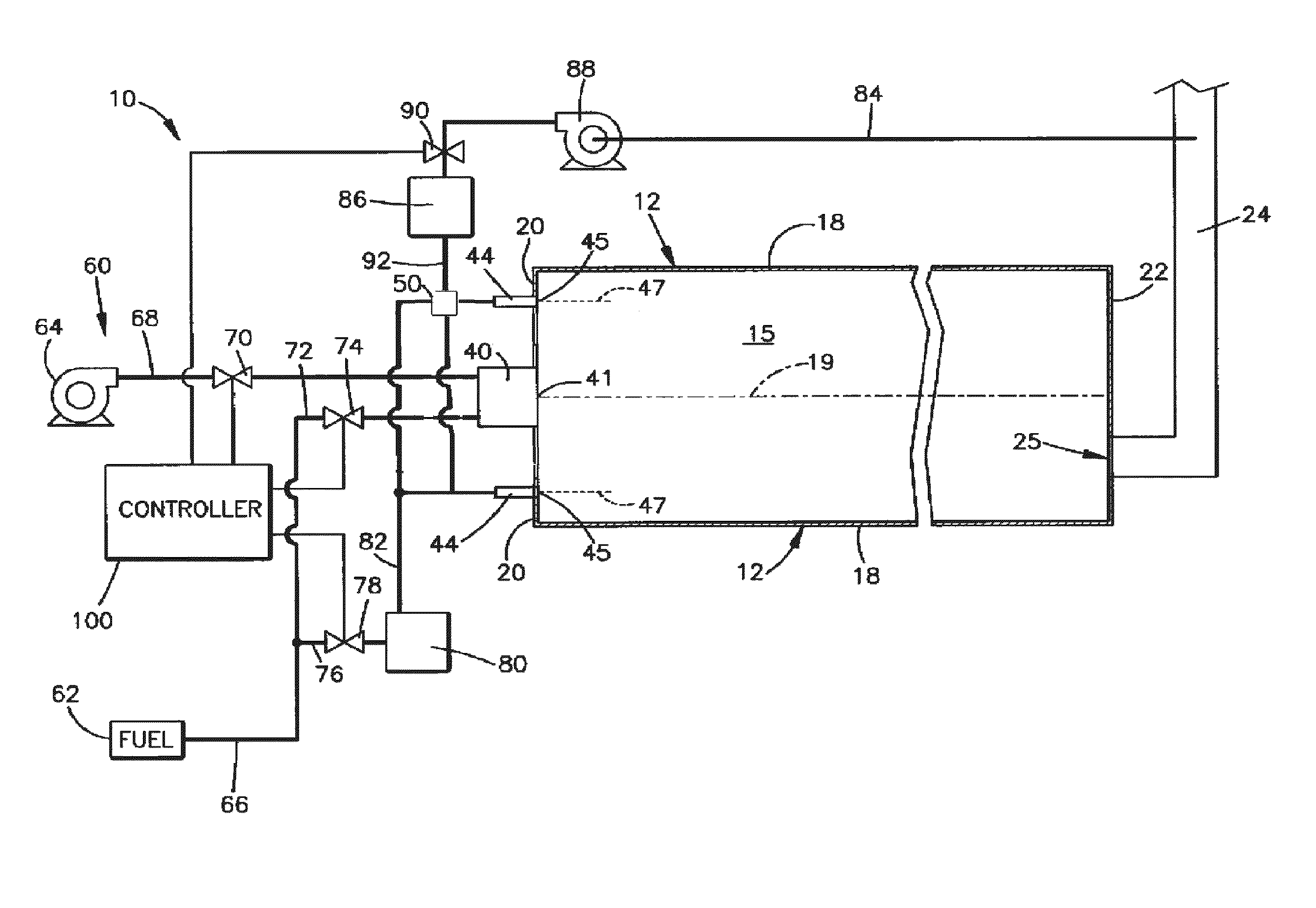 LOW NOx COMBUSTION METHOD AND APPARATUS