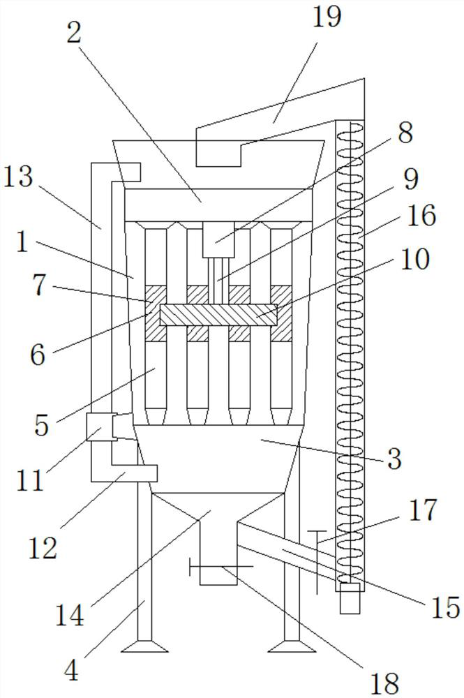 Heating device of red lead oxidizing furnace