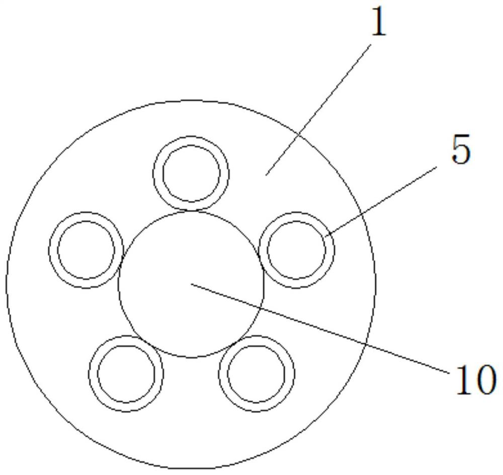 Heating device of red lead oxidizing furnace