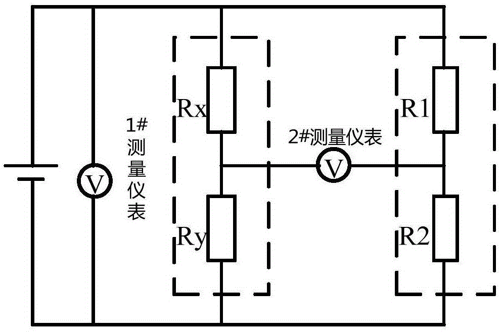 2/1 voltage ratio self-calibration method of voltage divider