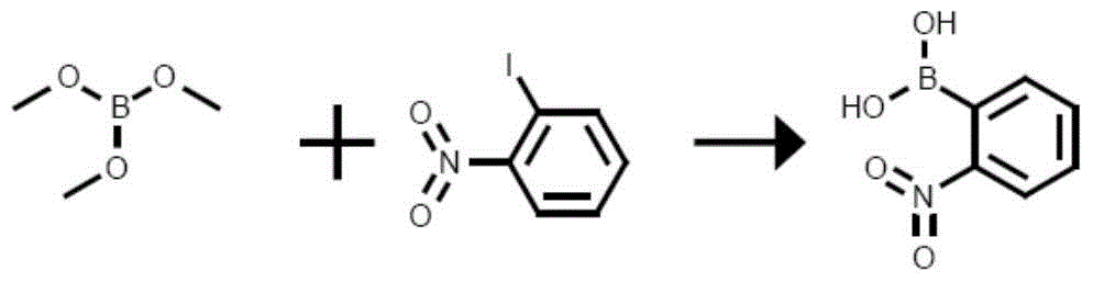 A kind of synthetic method of 2-nitrophenylboronic acid