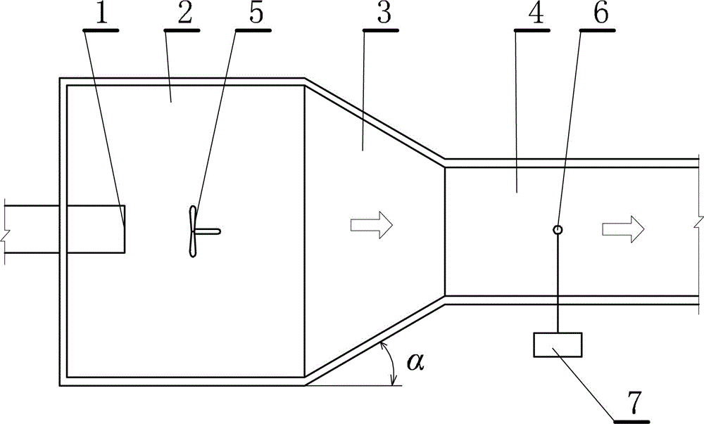 Experimental device and method for testing discharged water temperature of reservoir