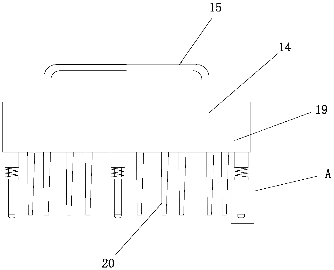 Detecting device and detection method of electric meter wire
