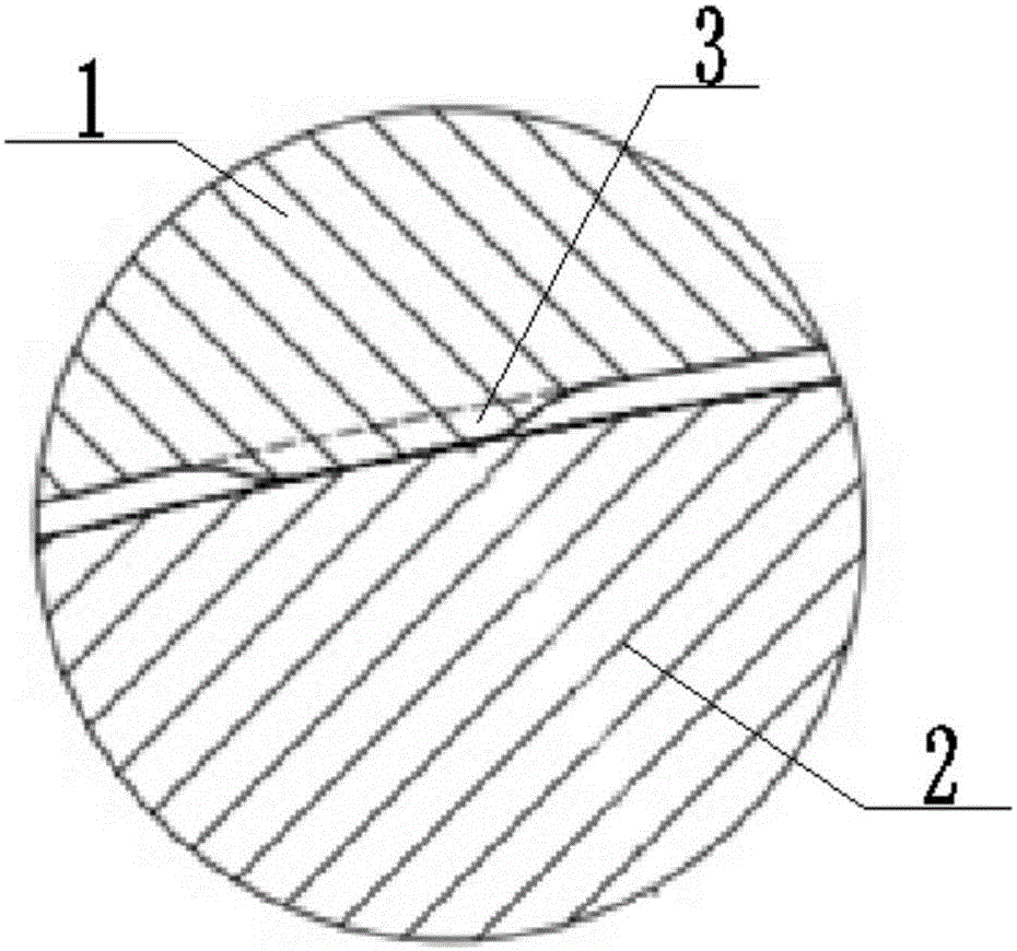 Small-area contact chuck ball hinge friction pair structure