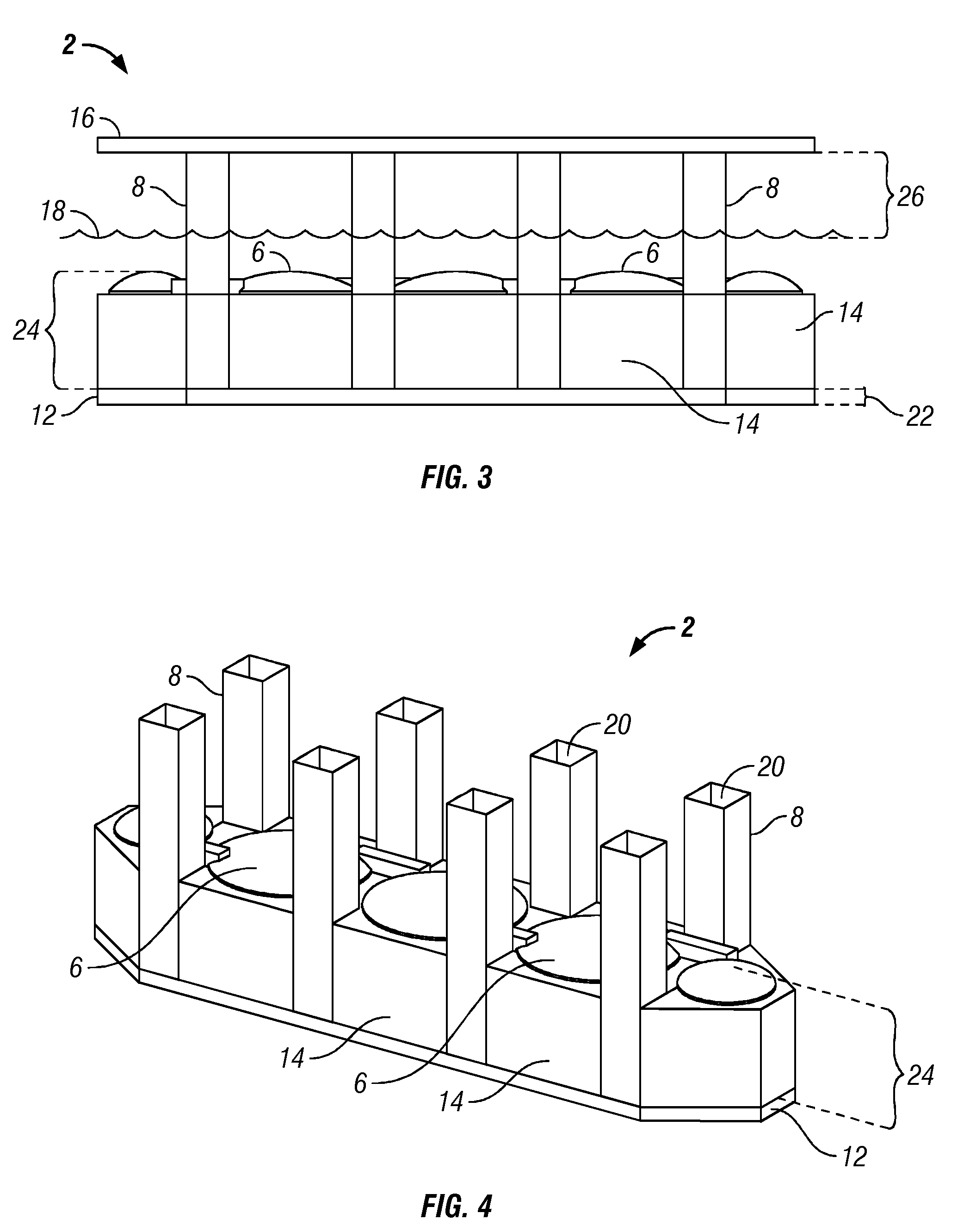 Deep draft semi-submersible LNG floating production, storage and offloading vessel