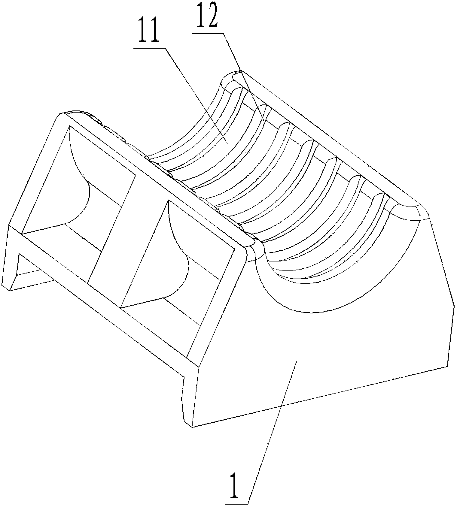Antifouling clamping block of continuous tube injection head and manufacturing method thereof