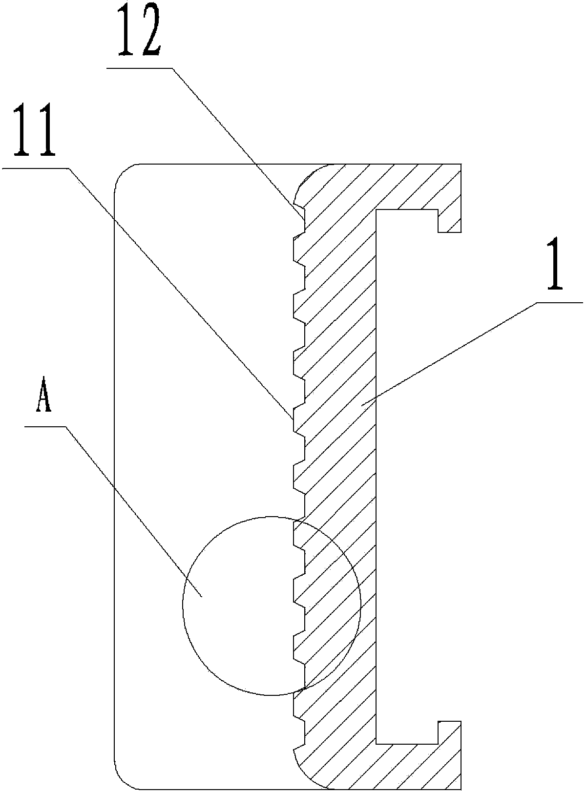 Antifouling clamping block of continuous tube injection head and manufacturing method thereof