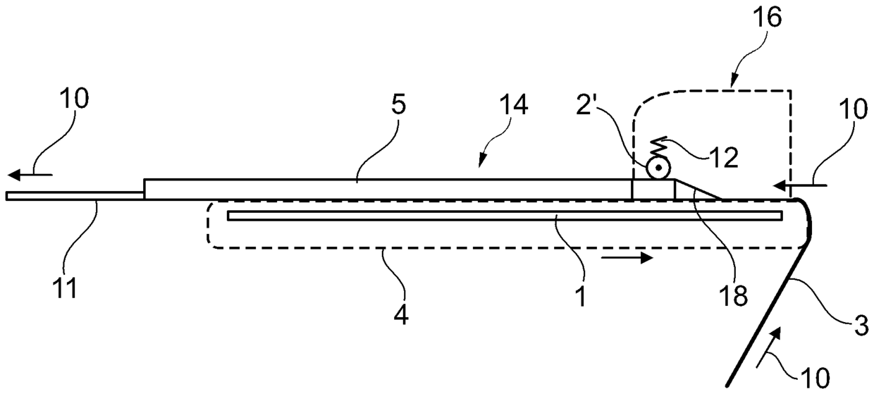 Hollow tube forming method in tobacco-processing industry and forming device