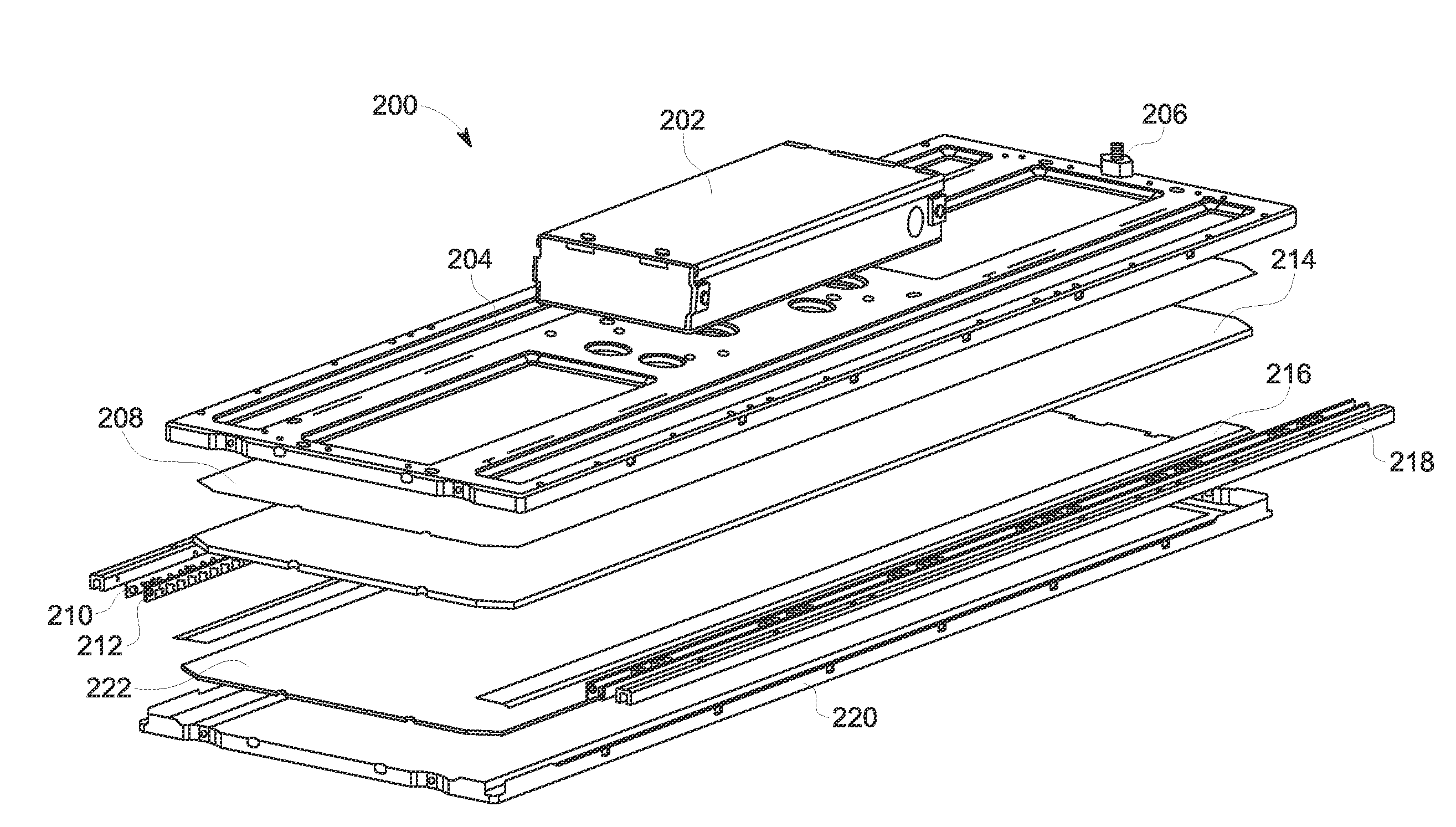 Edge-lit panel protection layer