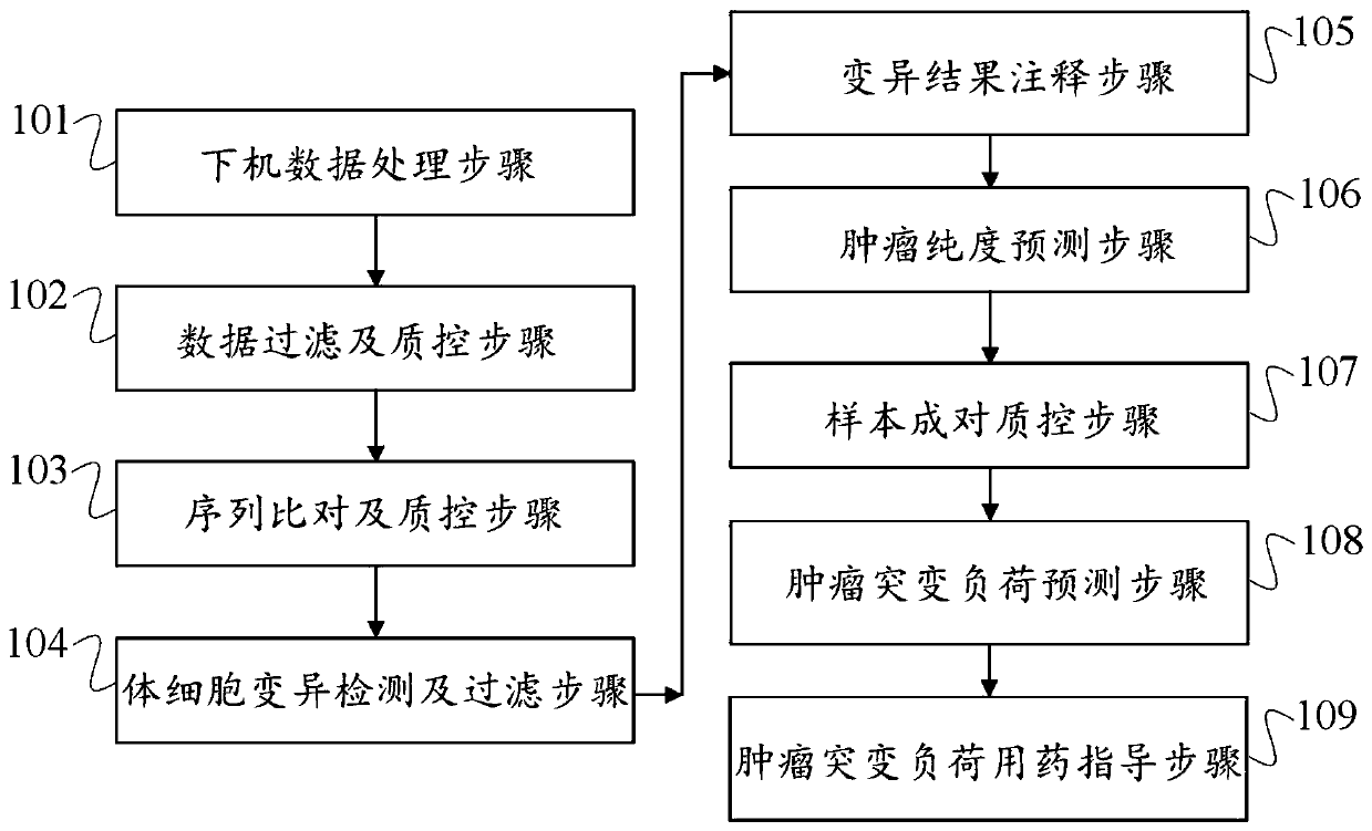 A method, device and storage medium for detecting tumor mutation load