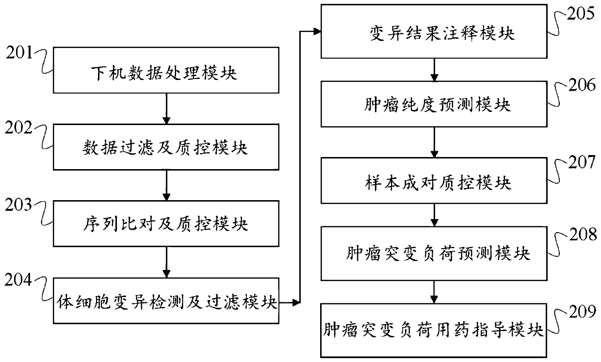 A method, device and storage medium for detecting tumor mutation load