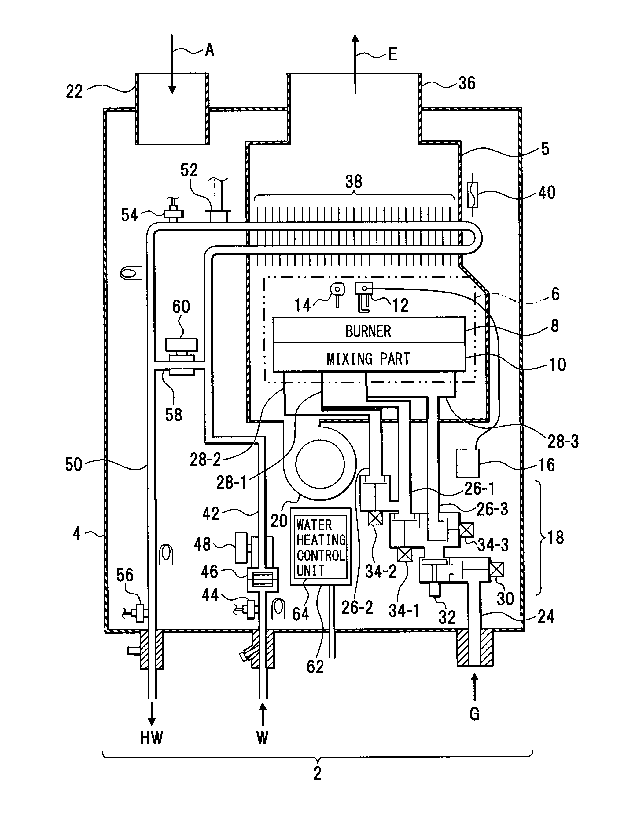 Burner, combustion apparatus, method for combustion, method for controlling combustion, recording medium, and water heater
