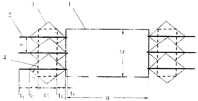 Coal mine tunnel broken two sides anchoring support method