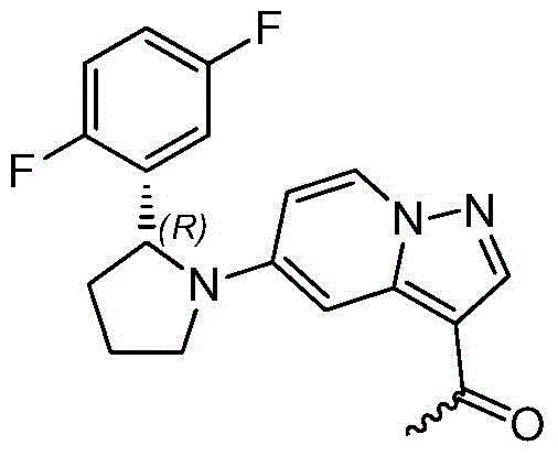 Method for preparing 2R-(2, 5-difluorophenyl) pyrrolidine hydrochloride
