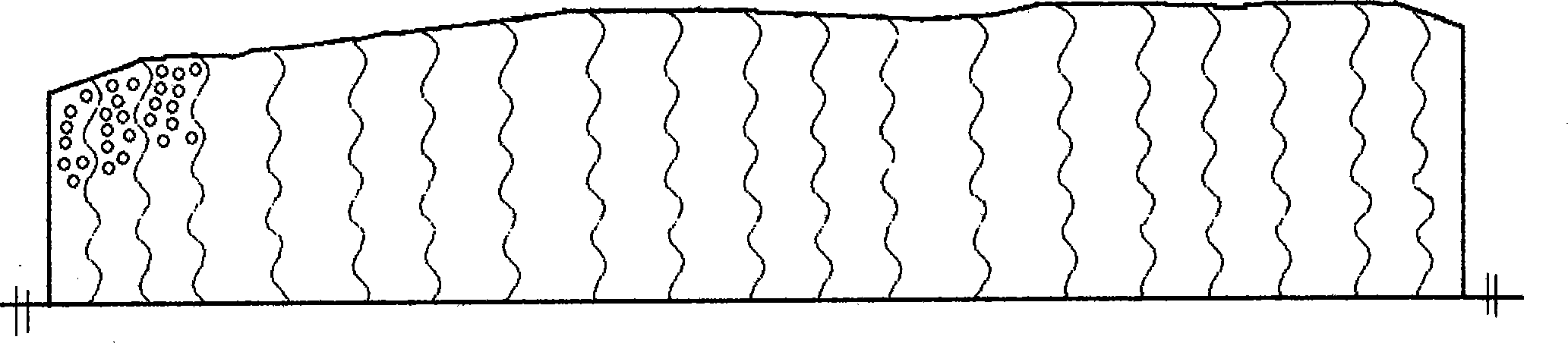 Process equipment for laser machining air film group holes and shape of multi-ring wave large heat shield