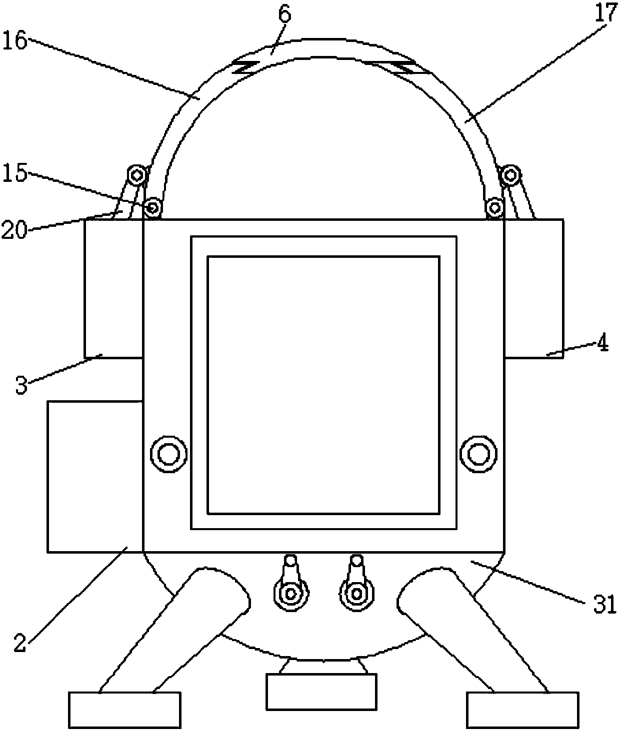 Device for disinfecting medical equipment