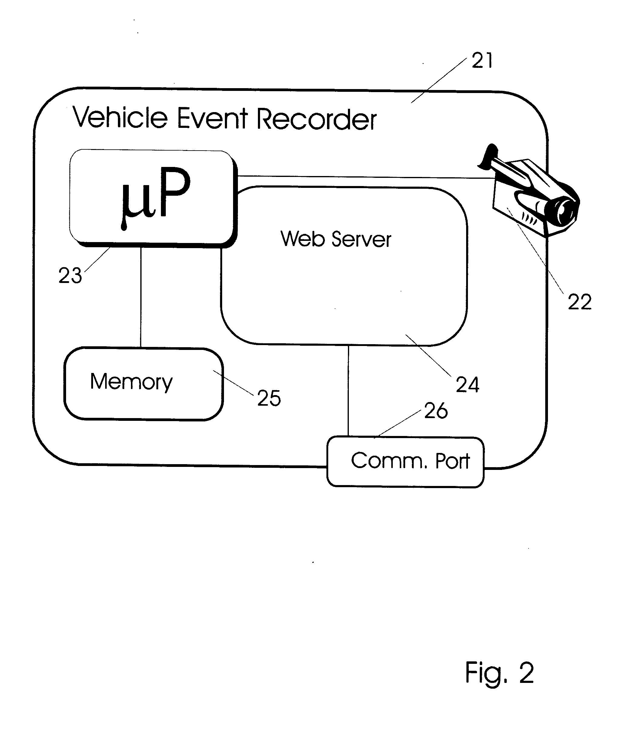 Vehicle event recorders with integrated web server