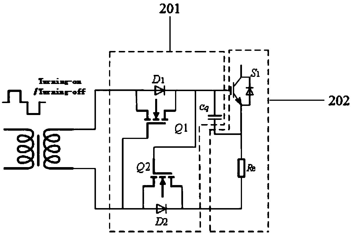 Multi-switch synchronous isolation driving circuit with over-current protection