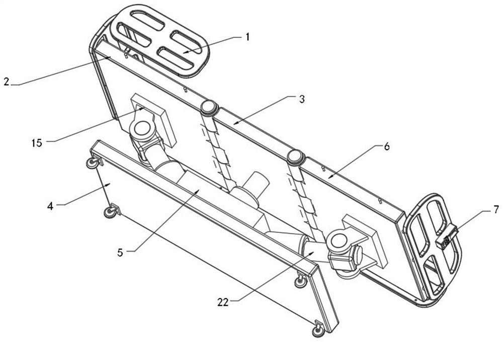 Medical multifunctional flatcar