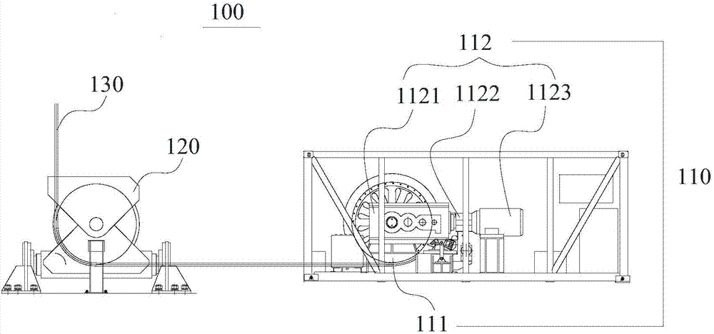 Lift-off recycling mechanism, tethered balloon system and control method thereof
