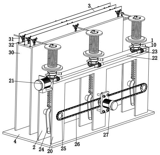 A fiber blended yarn processing and winding device