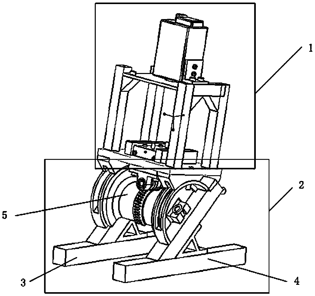 Angle-adjustable tilting table for visual collection and method of use thereof