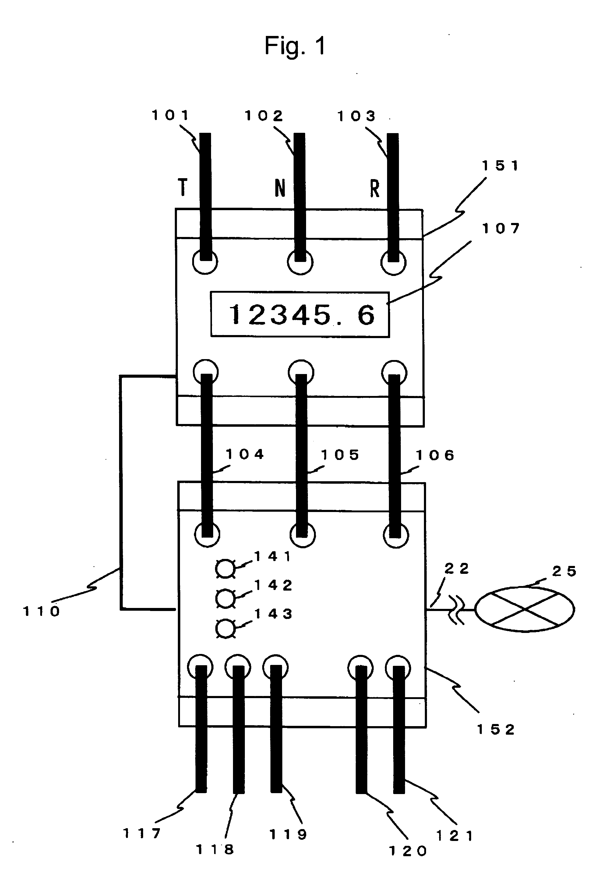 Power Consumption Measuring Device and Power Control System