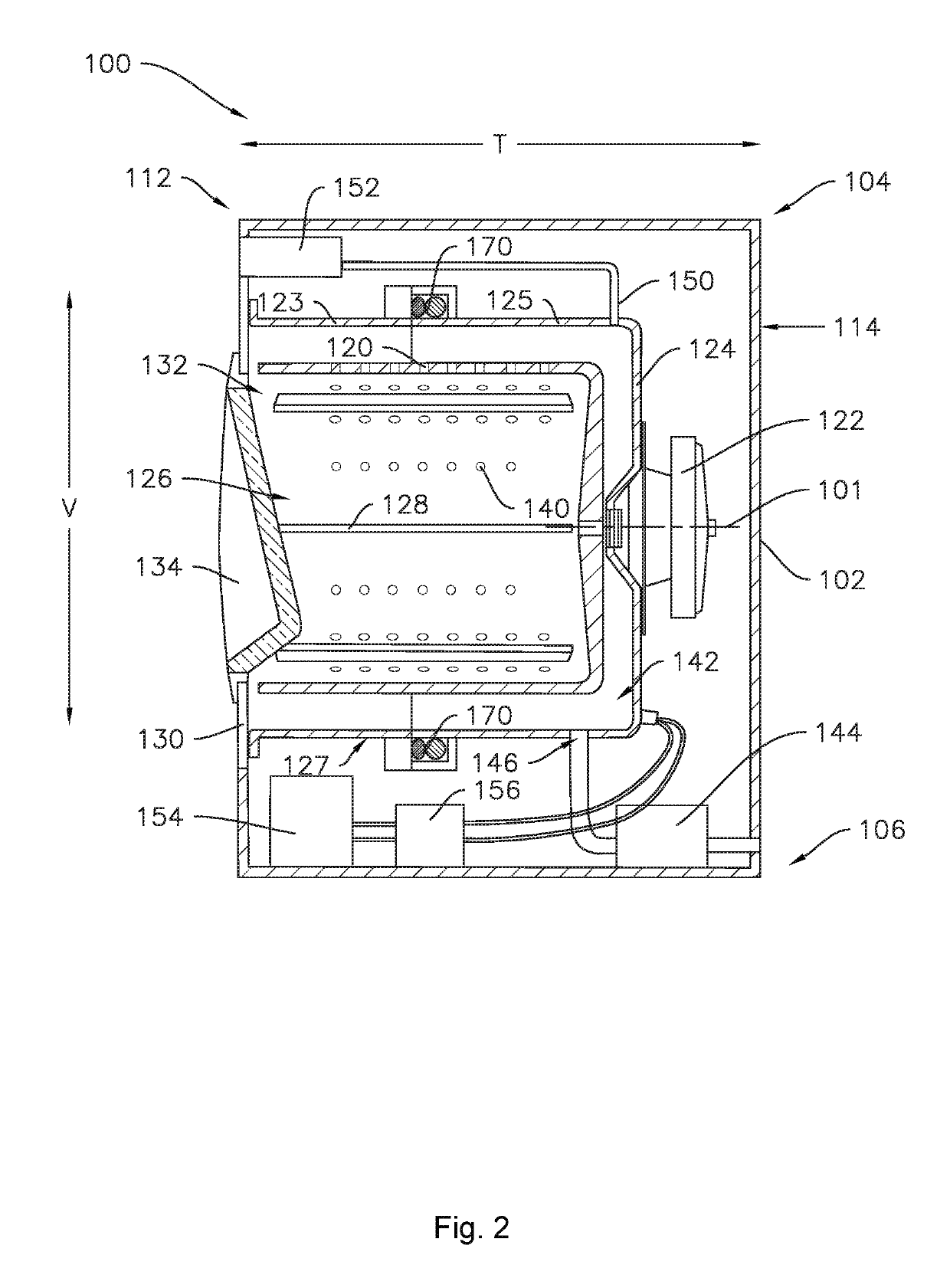 Tub for a washing machine appliance