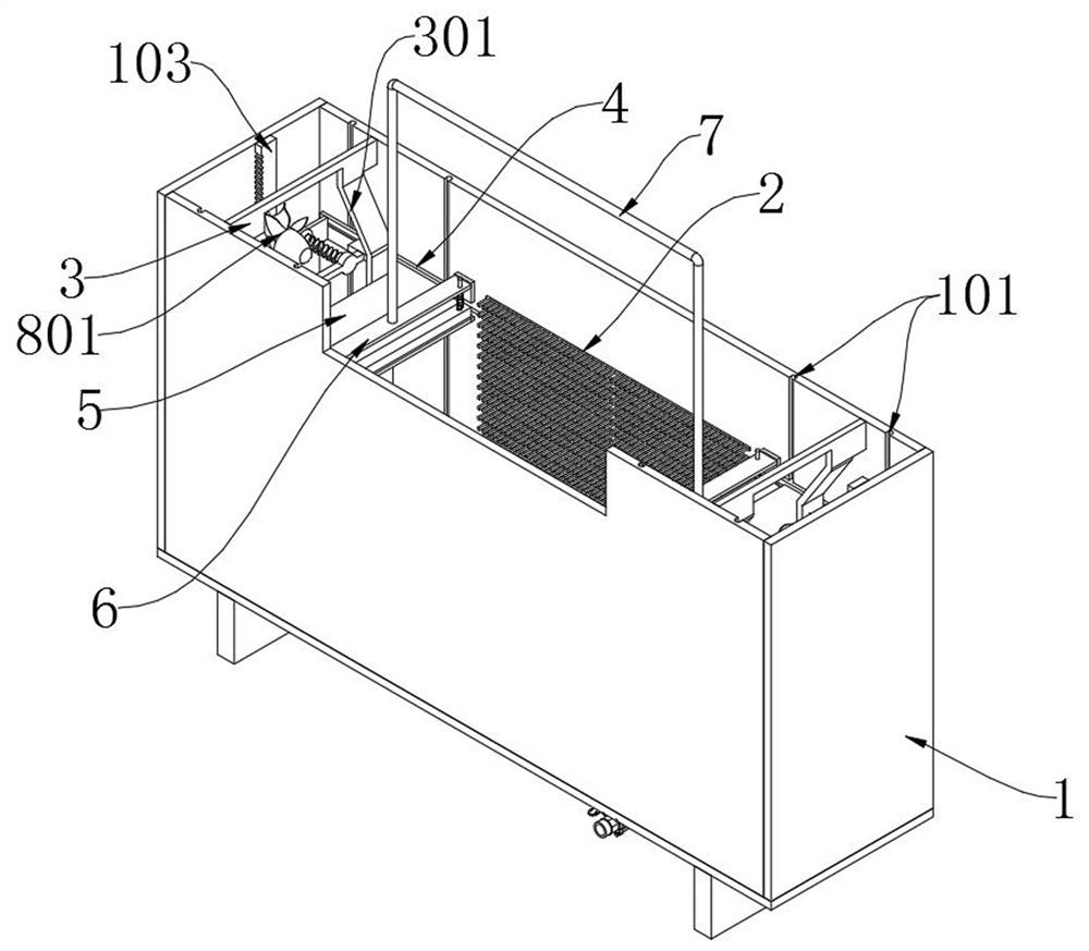 Device for fully soaking, bleaching and dyeing textile fabric in textile processing