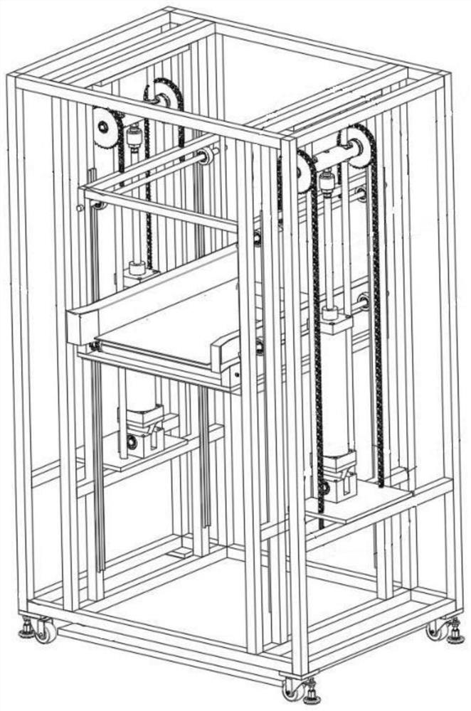 A welding and finishing device for processing interior decoration support parts