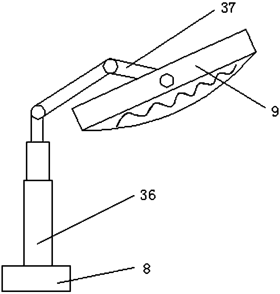 Transfusion bottle hanging and putting device convenient to move for medical transfusion