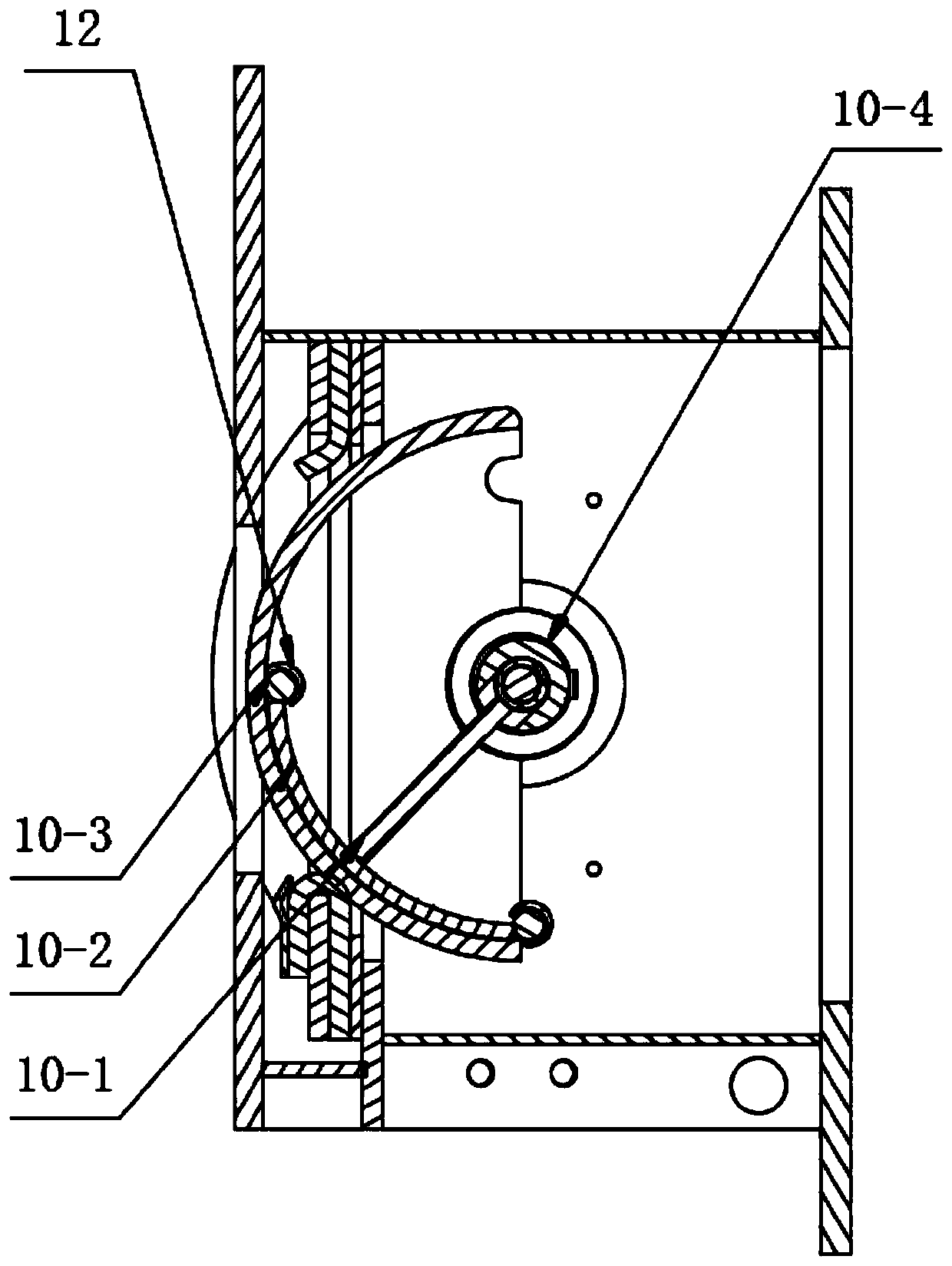 Opening-adjustable pre-feeding adjusting valve device for powder