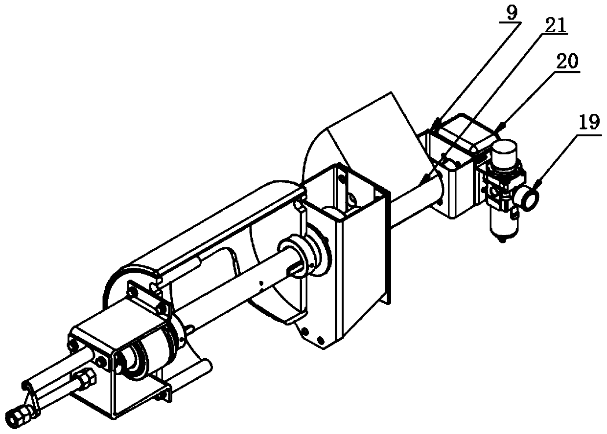 Opening-adjustable pre-feeding adjusting valve device for powder