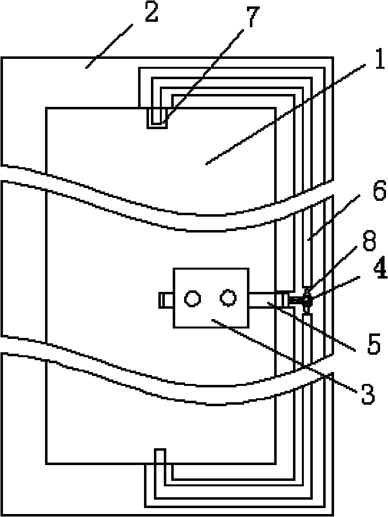 Multipoint-locking security door