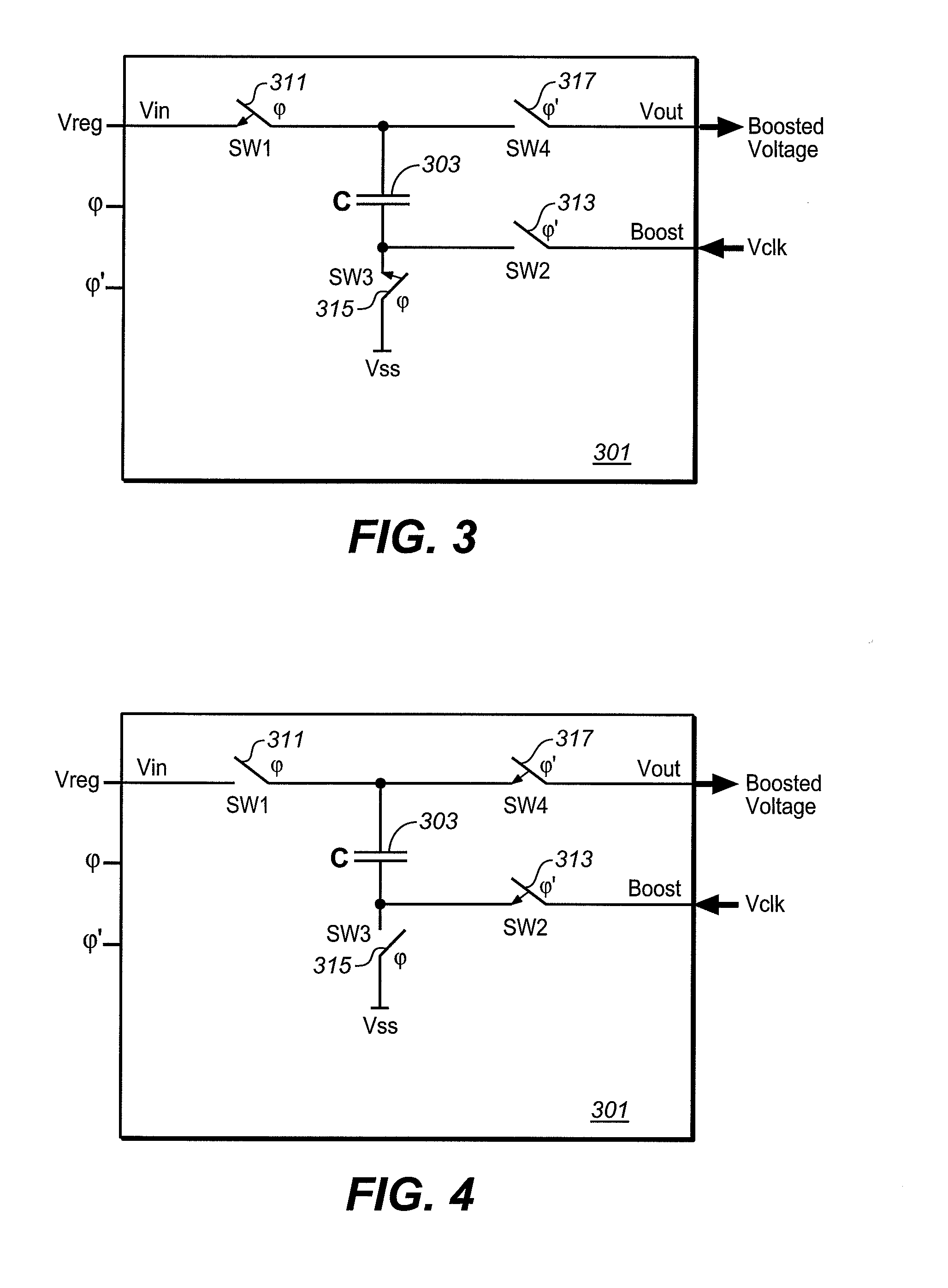Bottom Plate Regulation of Charge Pumps