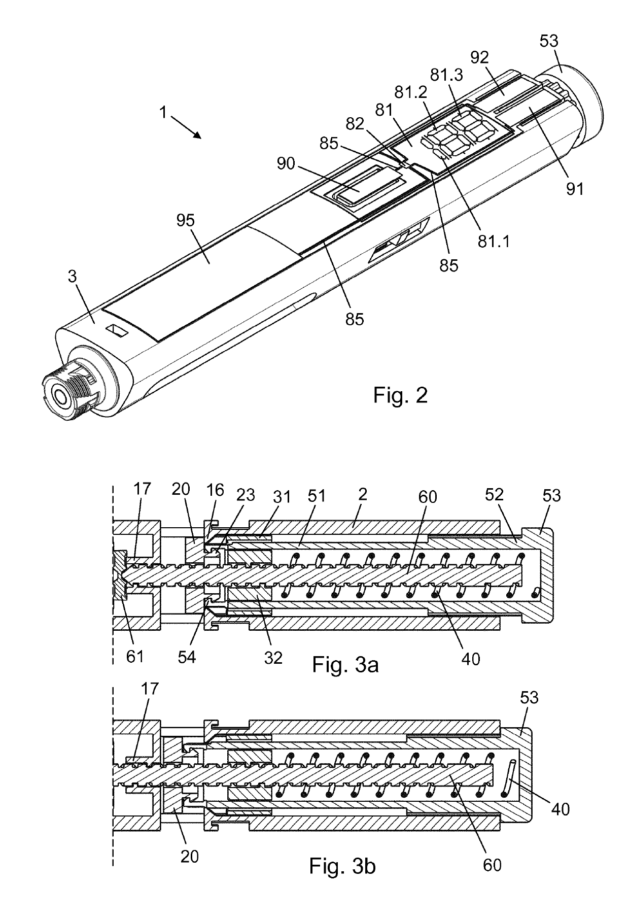 Drug injection device with deflectable housing portion