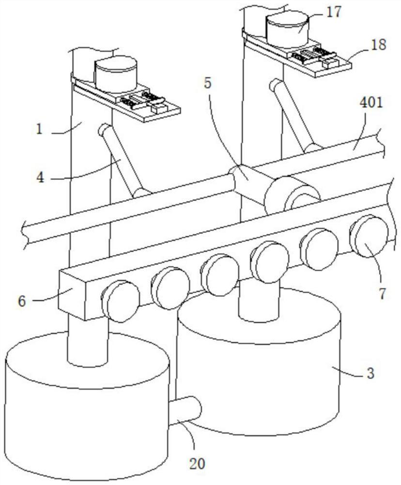 Urban viaduct rainwater intelligent collection and comprehensive utilization system and method