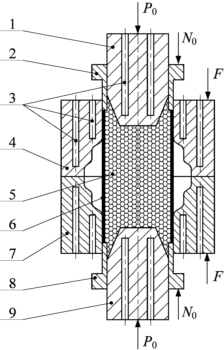 Solid particle medium thermal expansion forming method for light alloy tubular component