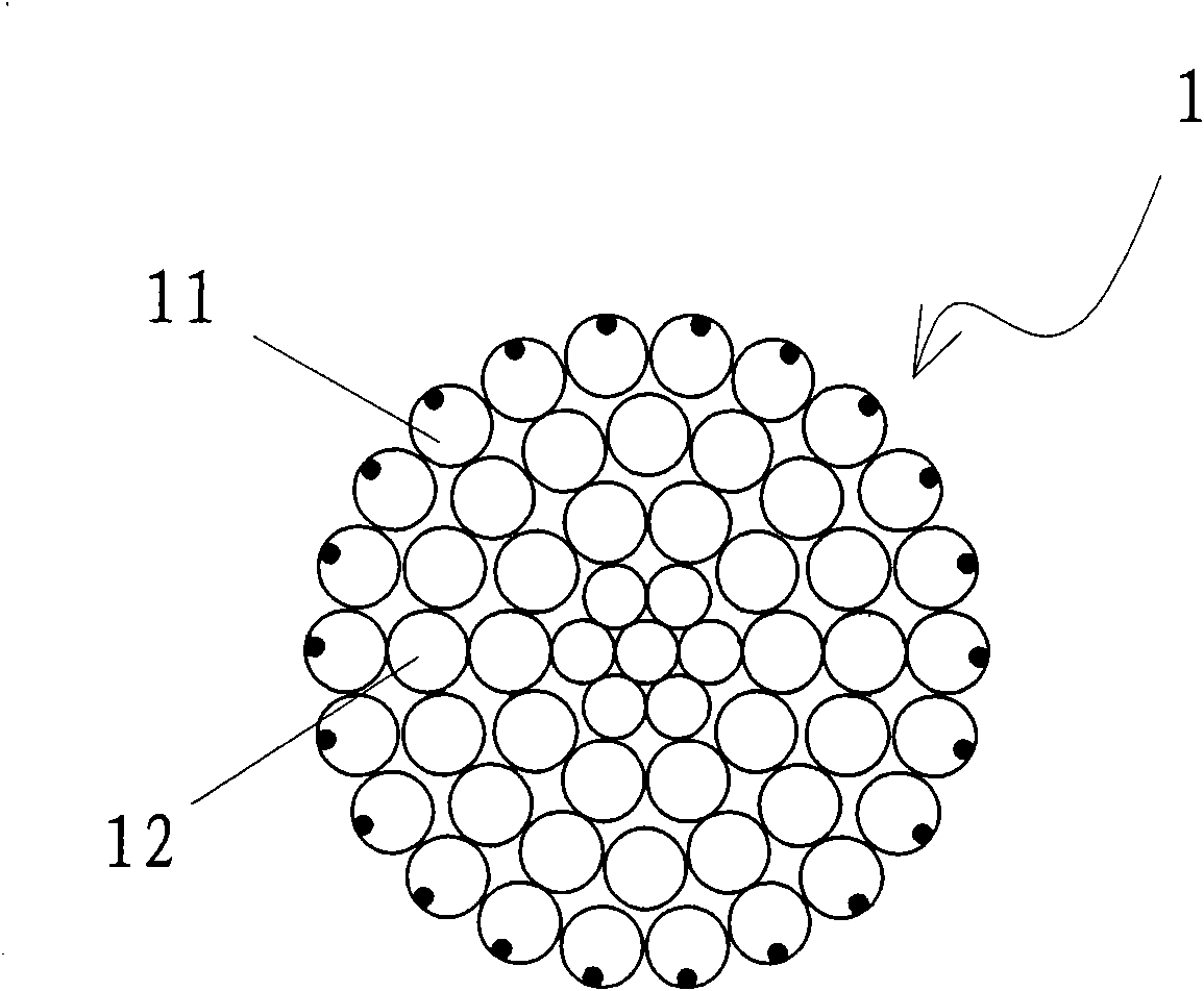 Method for manufacturing composite conductive wire and heating monofilament of composite conductive wire