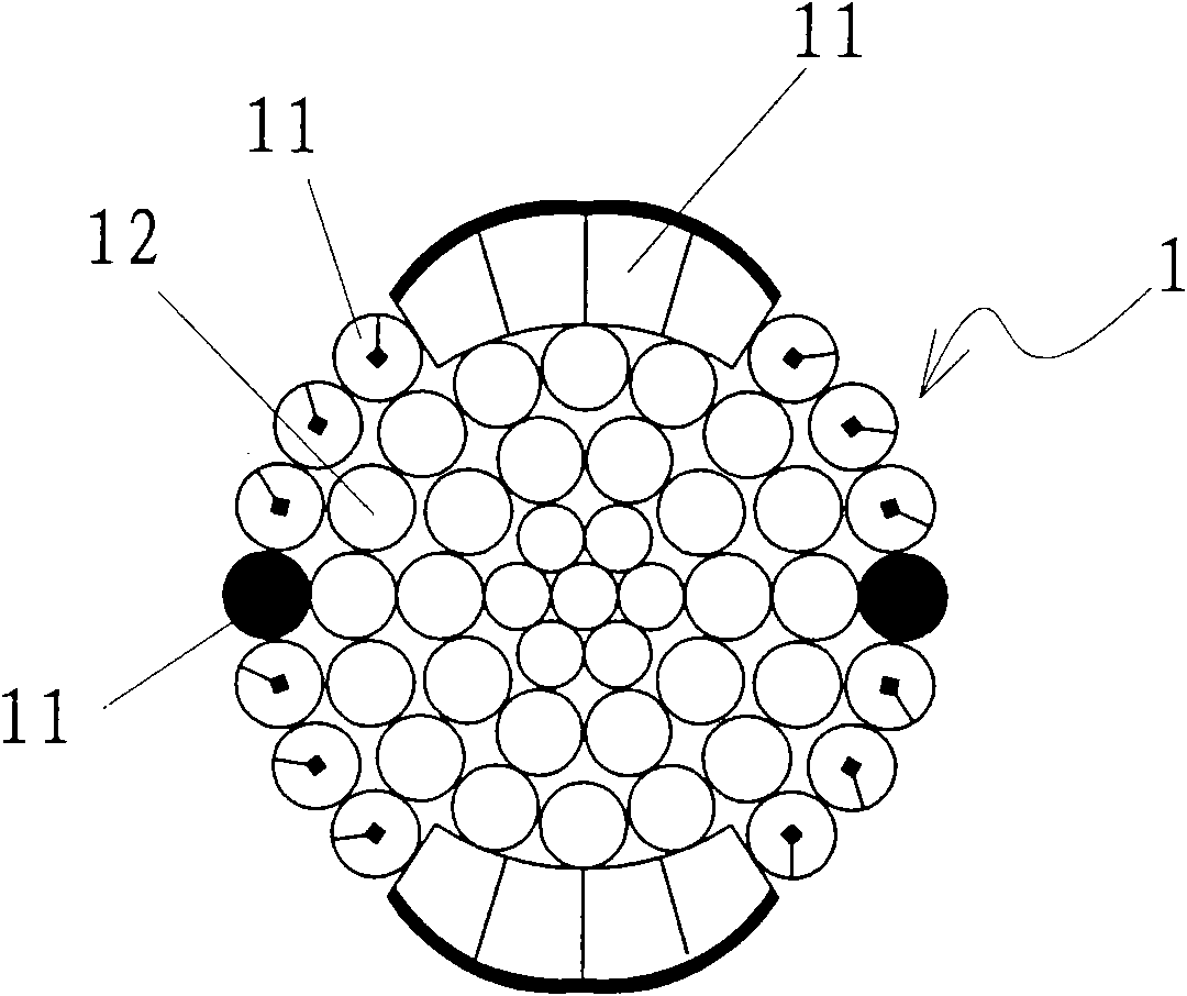 Method for manufacturing composite conductive wire and heating monofilament of composite conductive wire